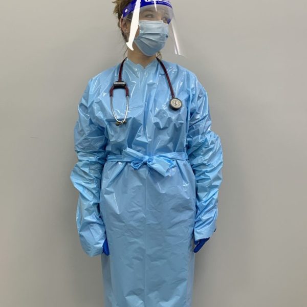 Isolation Gowns (disposable) Tie Front